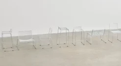 HAY Hee bar chair, galvanized