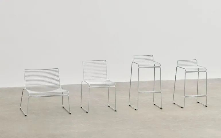 HAY Hee chair, galvanized
