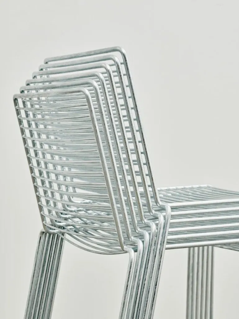 HAY Hee chair, galvanized