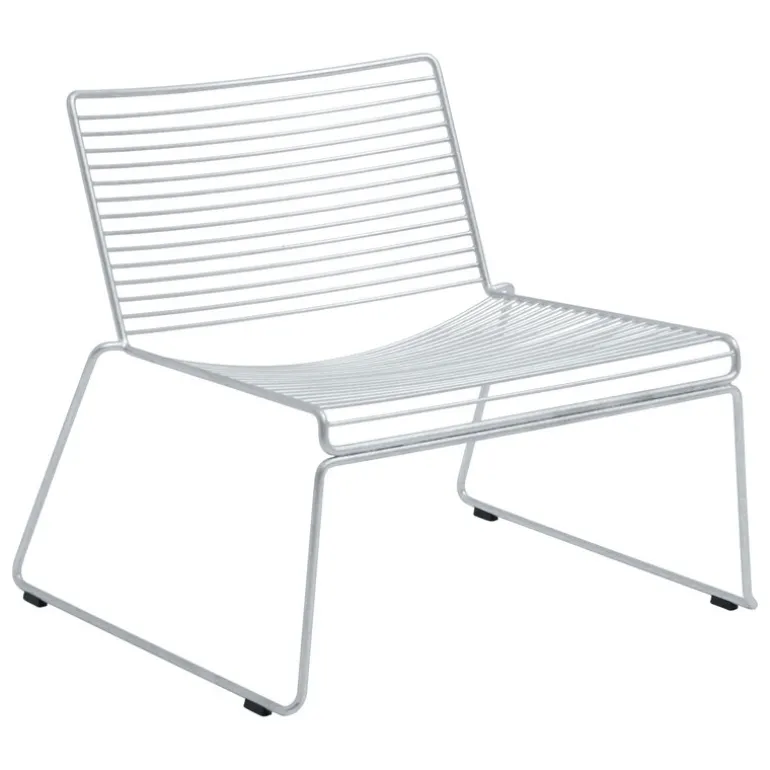 HAY Hee lounge chair, galvanized