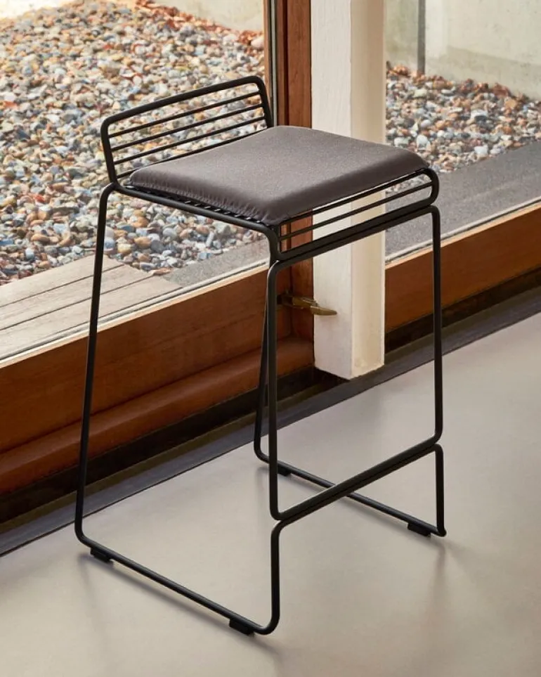 HAY Hee seat cushion for bar stool, anthracite