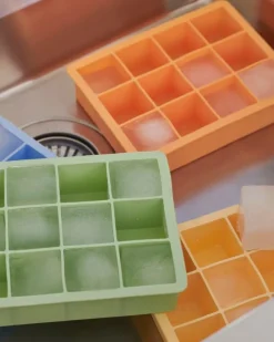HAY Ice cube tray,  square, XL, peach