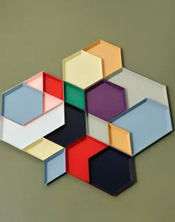 HAY Kaleido tray M, butterscotch