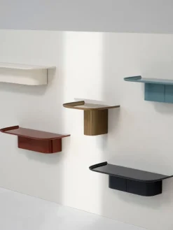 HAY Korpus shelf L, 7 hooks, sea