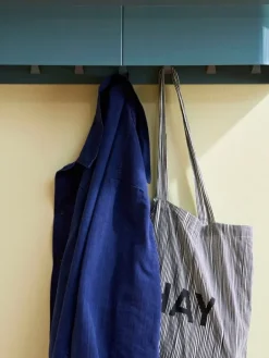 HAY Korpus shelf L, 7 hooks, sea