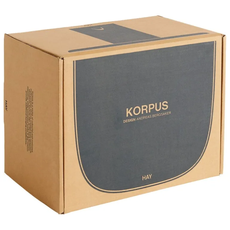 HAY Korpus shelf S, 1 hook, midnight blue