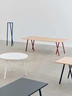 HAY Loop Stand Hall coat rack, deep blue