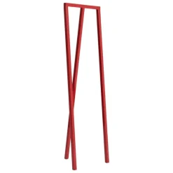 HAY Loop Stand Hall coat rack, maroon red