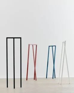 HAY Loop Stand Hall coat rack, maroon red