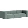HAY Mags Soft 3-seater sofa, Comb.1 high arm, Re-wool 868