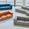 HAY Mags Soft 3-seater sofa, Comb.1 low arm, Sense 250 leather