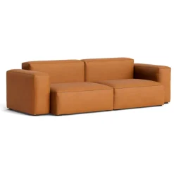 HAY Mags Soft 2,5-seater sofa, Comb.1 low arm, Sense 250 leather