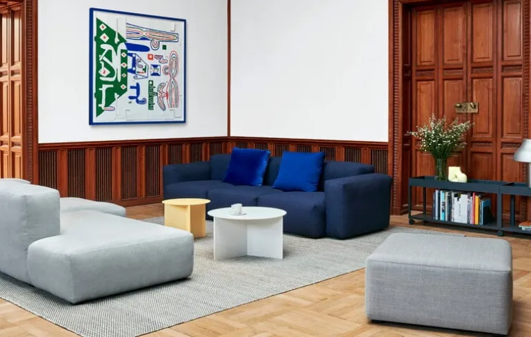 HAY Mags Soft 3-seater sofa, Comb.1 low arm, Flamiber J4