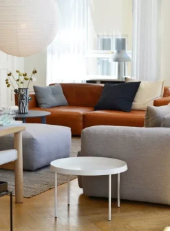 HAY Mags Soft sofa, Comb.4 low arm left, Linara 443 - light grey