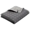 HAY Mega Dot Organic bed cover, dark grey