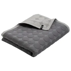 HAY Mega Dot Organic bed cover, dark grey