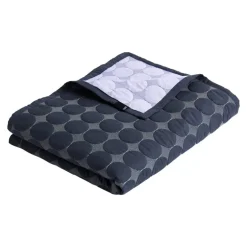 HAY Mega Dot Organic bed cover, midnight blue