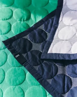 HAY Mega Dot Organic bed cover, midnight blue