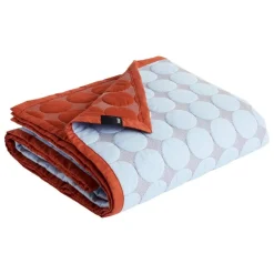 HAY Mega Dot Organic bed cover, light blue