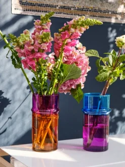 HAY Moroccan vase, S, orange - pink