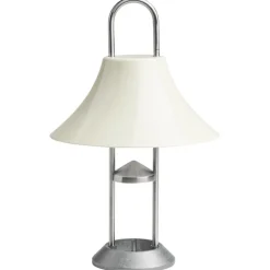 HAY Mousqueton portable table lamp, oyster white