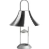 HAY Mousqueton Portable table lamp, brushed stainless steel