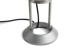 HAY Mousqueton Portable table lamp, brushed stainless steel