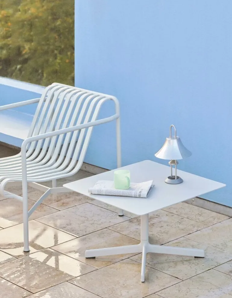 HAY Neu Low table, 60 x 60 cm, sky grey