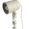 HAY Noc Clamp clip lamp, off white