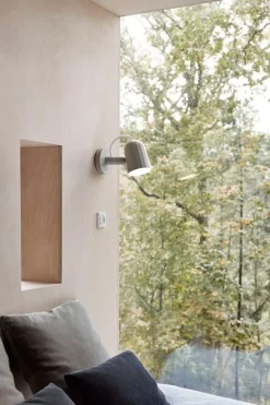 HAY Noc Wall Button wall lamp, off white