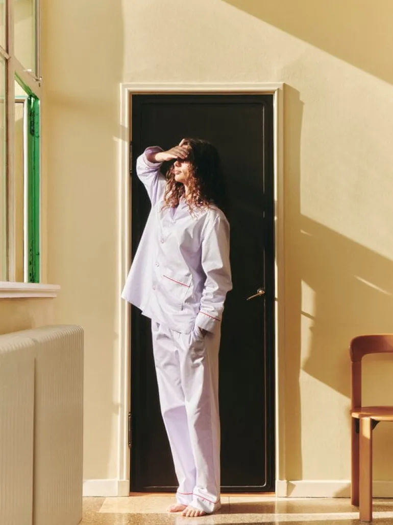 HAY Outline pyjama trousers, lavender