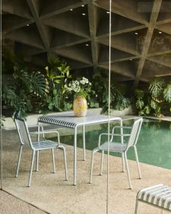 HAY Palissade armchair, hot galvanised