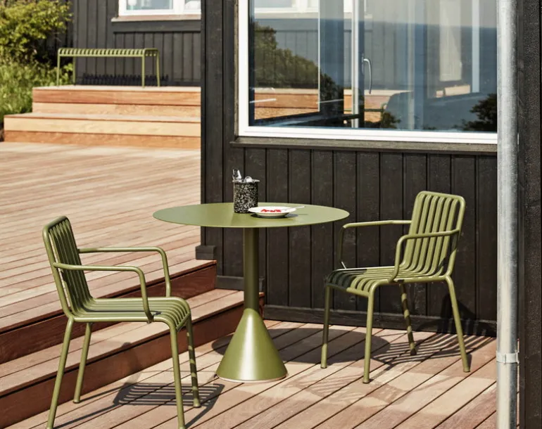 HAY Palissade armchair, olive