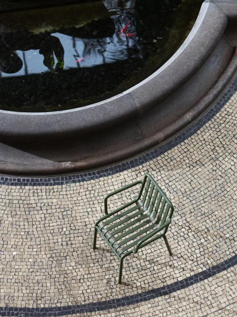 HAY Palissade armchair, olive