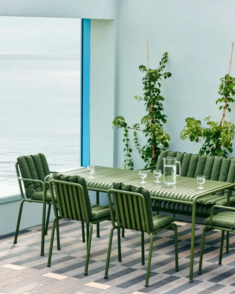 HAY Palissade armchair, olive