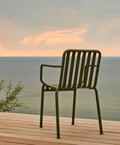 HAY Palissade armchair, olive