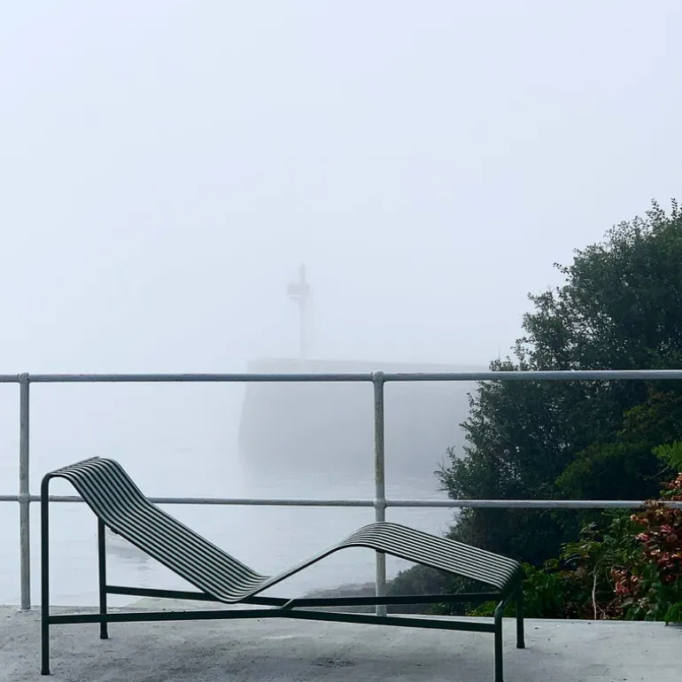 HAY Palissade chaise longue, olive