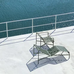 HAY Palissade chaise longue, olive