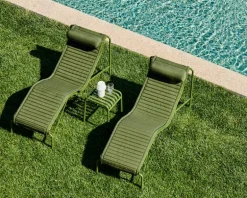 HAY Palissade chaise longue, olive