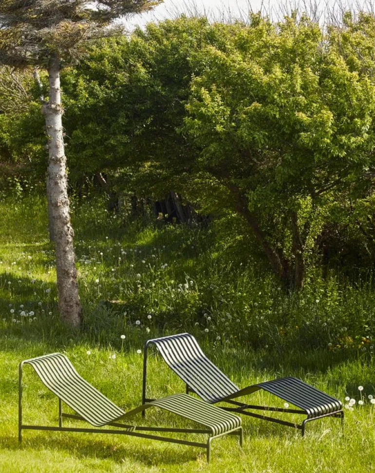 HAY Palissade chaise longue, anthracite