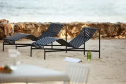 HAY Palissade chaise longue, anthracite