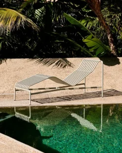 HAY Palissade chaise longue, sky grey