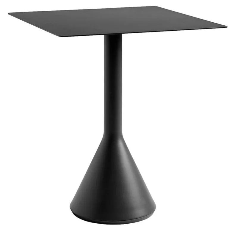 HAY Palissade Cone table, 65 x 65 cm, antracite