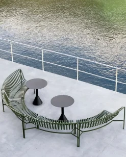 HAY Palissade Cone table, 90 cm, anthracite