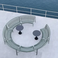 HAY Palissade Cone table, 90 cm, anthracite