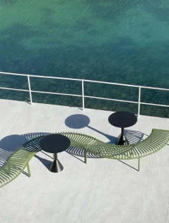 HAY Palissade Cone table, 90 cm, anthracite