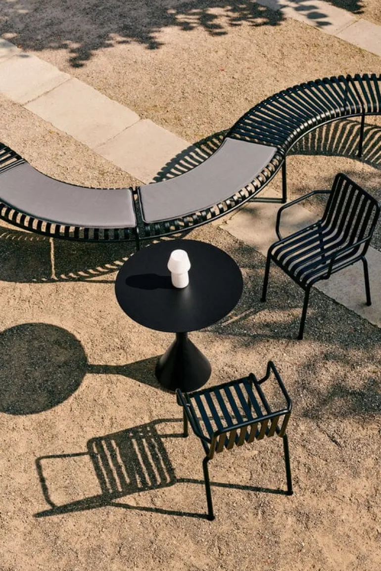 HAY Palissade Cone table, 70 cm, anthracite