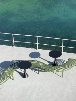 HAY Palissade Cone table, 70 cm, anthracite