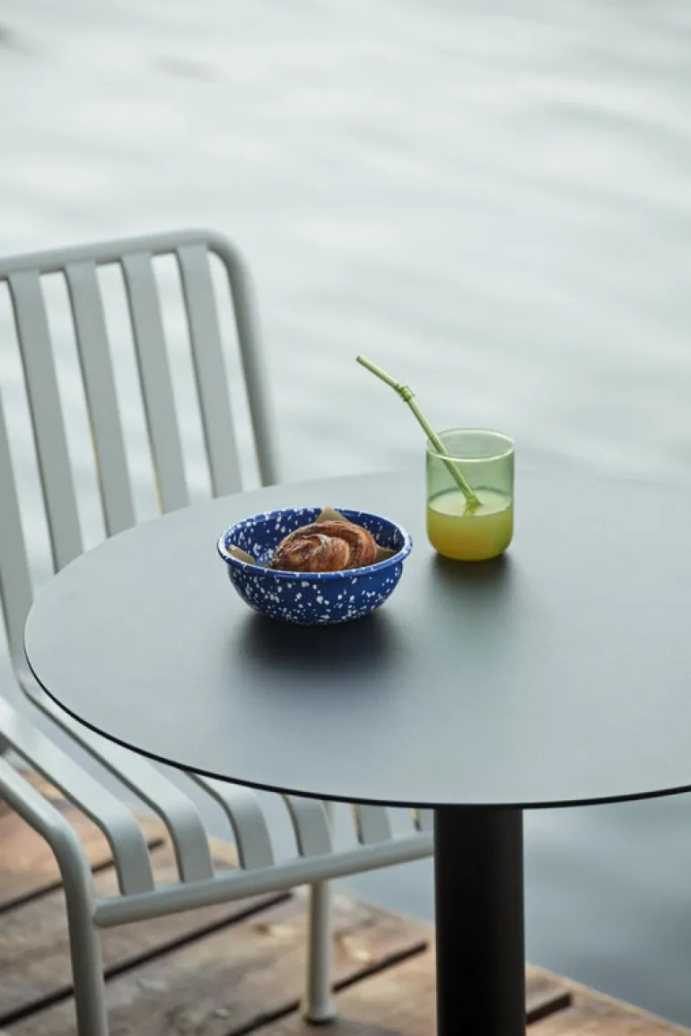 HAY Palissade Cone table, 70 cm, anthracite