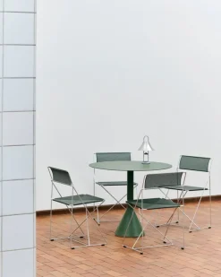 HAY Palissade Cone table, 90 cm, olive